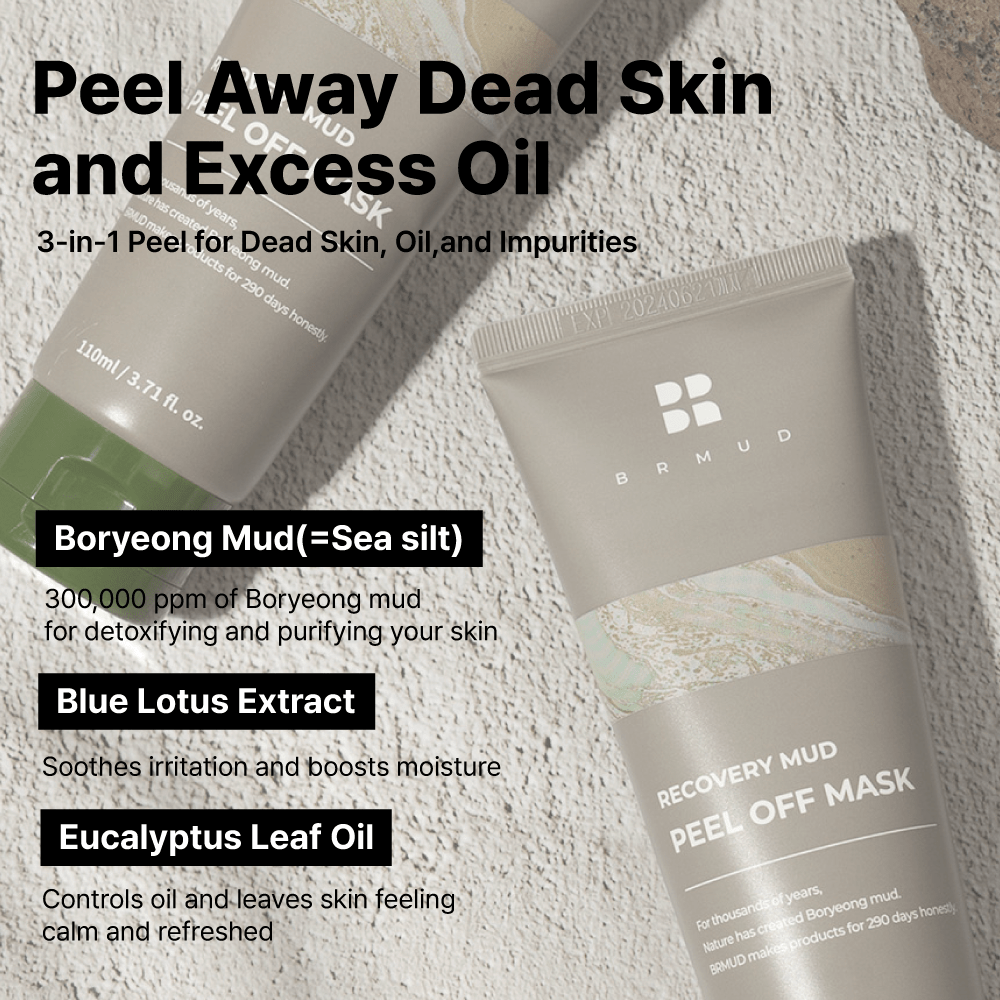 Recovery Mud Peel Off Mask - BRMUD US OfficialSkincareBRMUD US Official