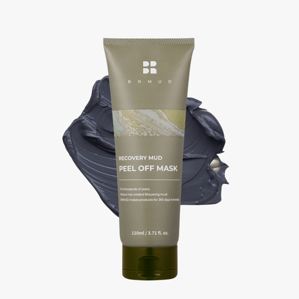BRMUD Relief Mud Peel-Off Mask – detox clay mask for glowing skin