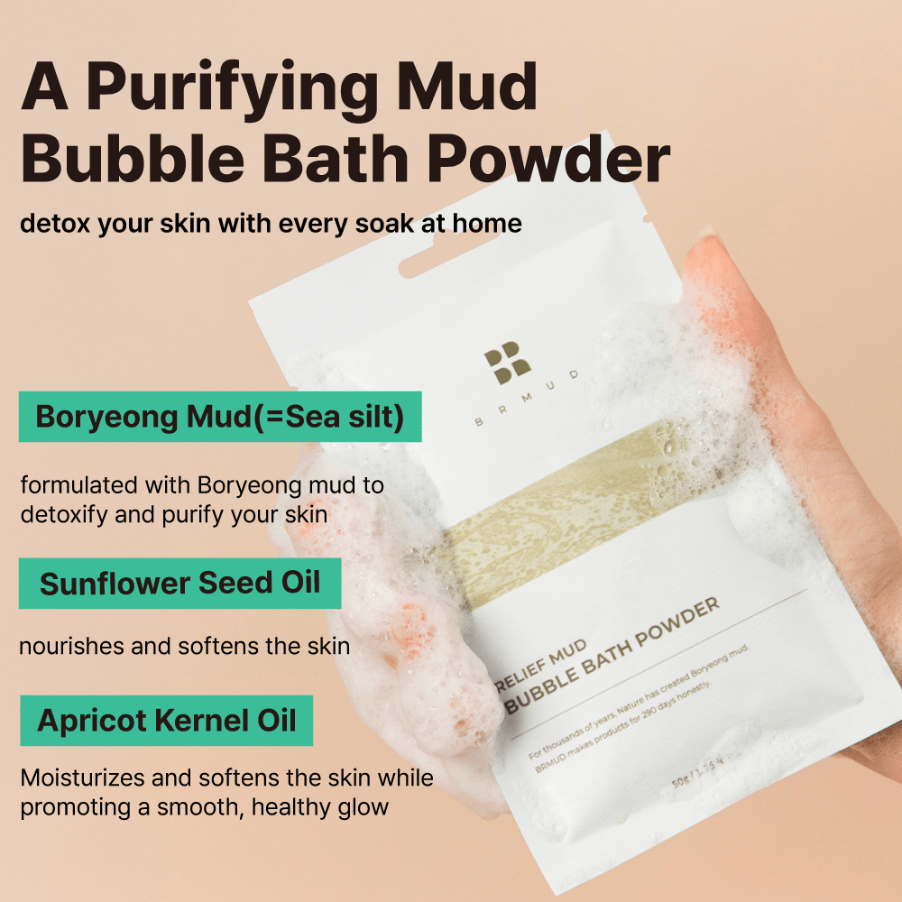 Relief Mud Bubble Bath Powder - BRMUD US OfficialBodycareBRMUD US Official