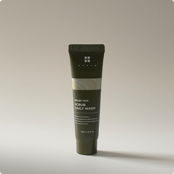 BRMUD Relief Mud Scrub Daily Wash – exfoliating Korean clay cleanser