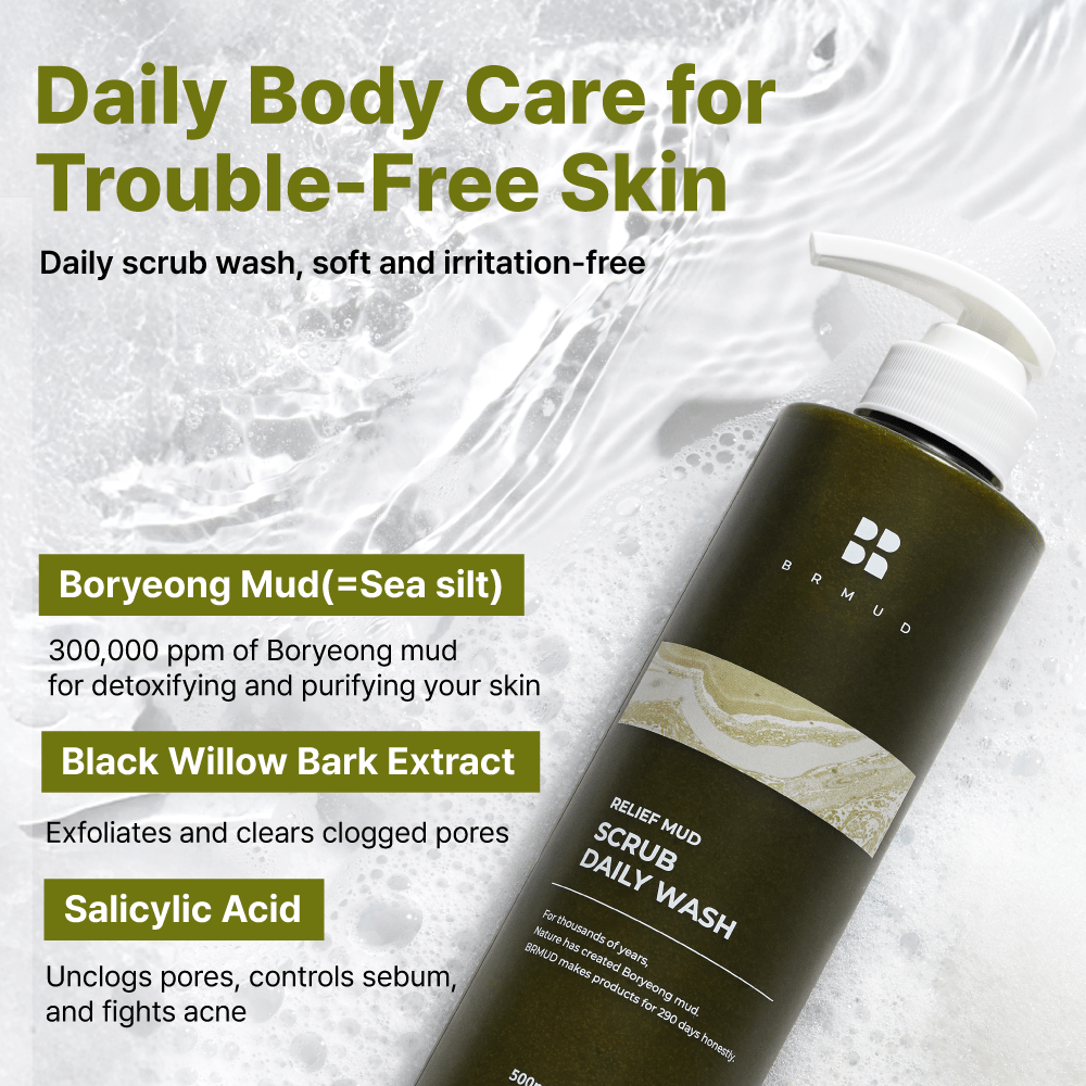 Relief Mud Scrub Daily Body Wash - BRMUD US OfficialBodycareBRMUD US Official
