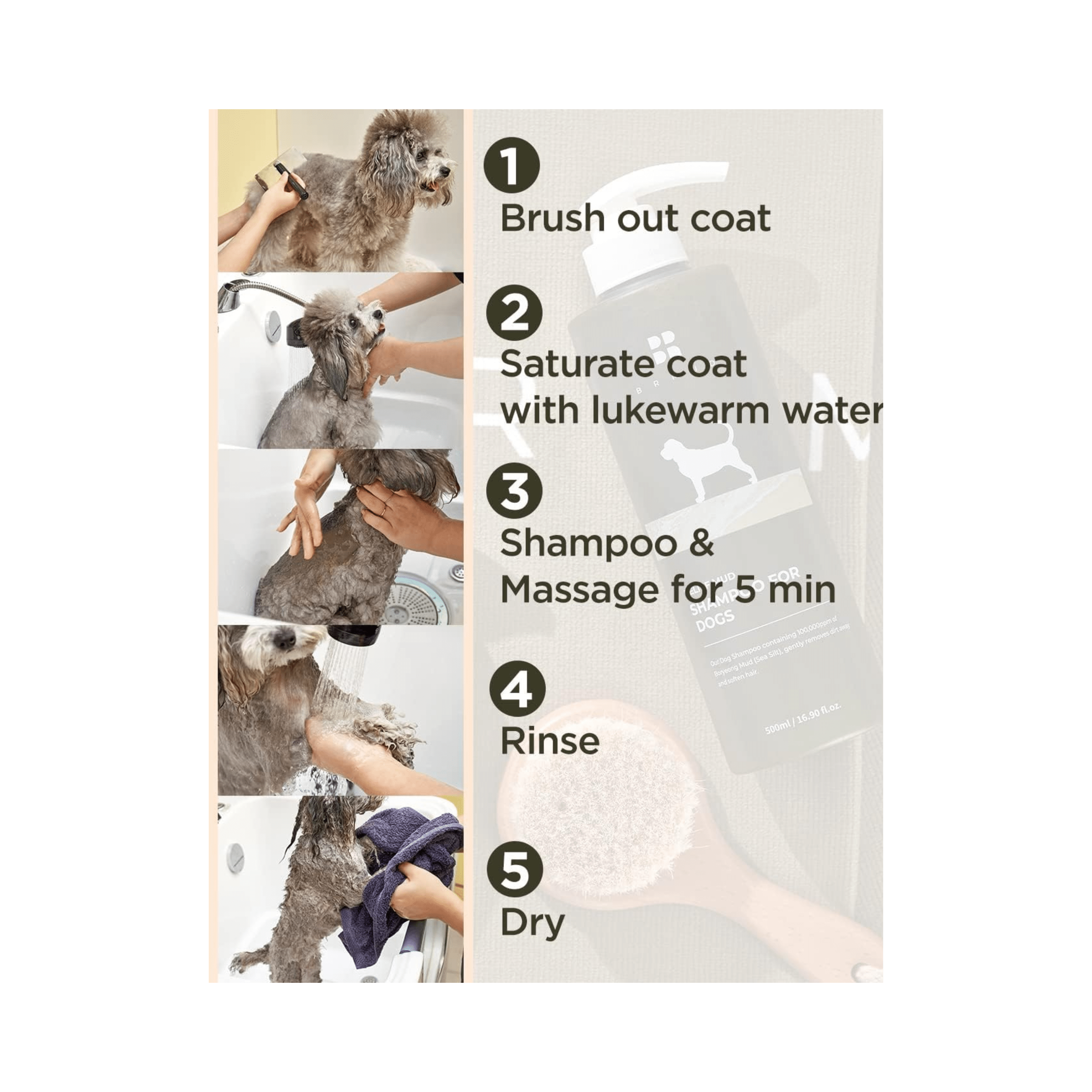 Relief Mud Shampoo For Dogs - BRMUD US OfficialPet CareBRMUD US Official